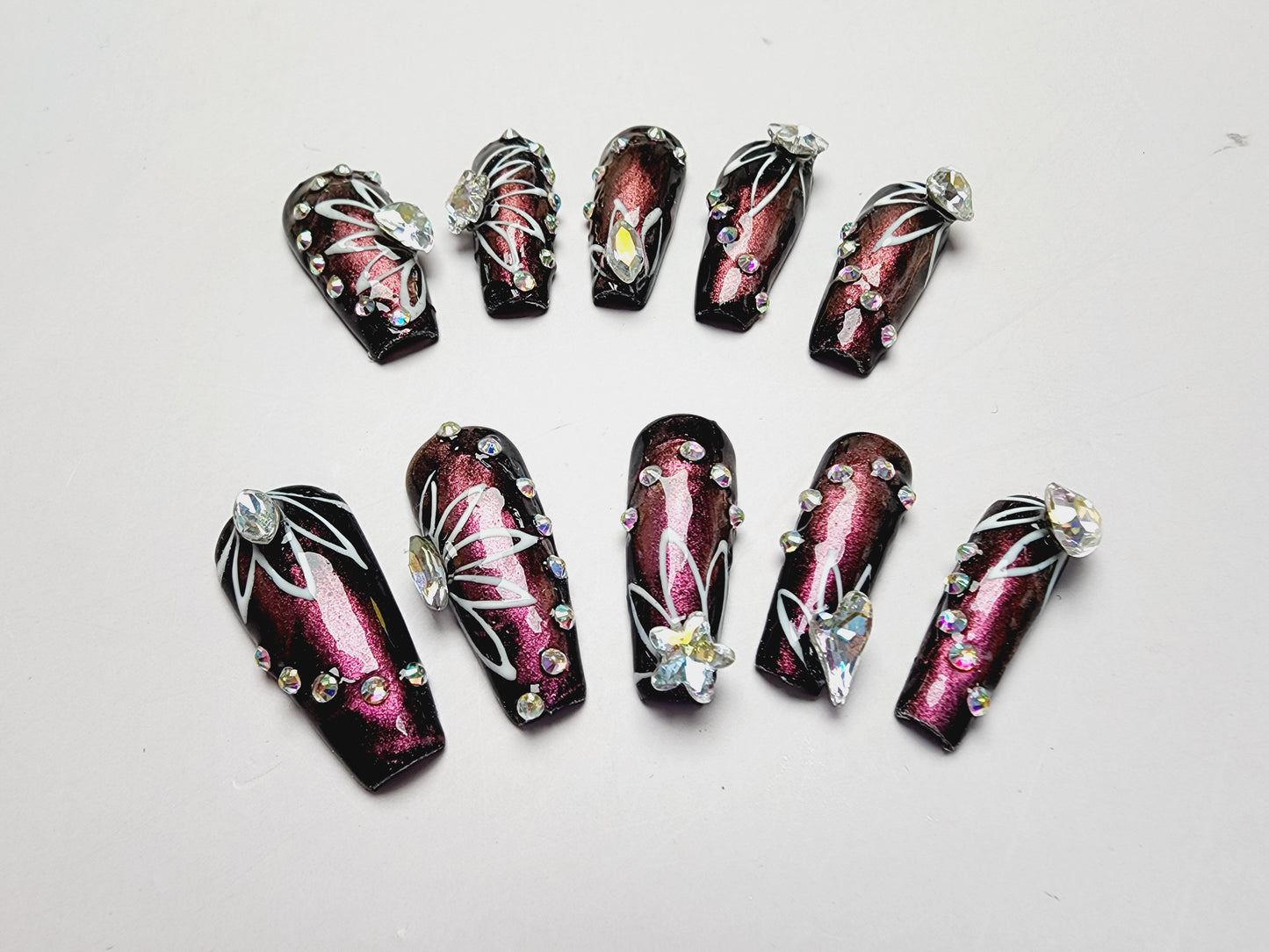 3 Stars Bonus-Charms in 150mL Bear(Free over $80), 4 Stars Bonus-Designer Press on Nails(Free over $120)