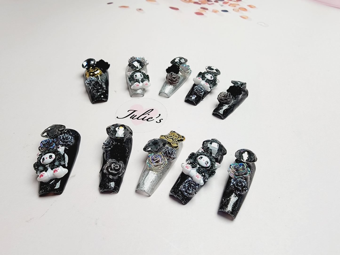 3 Stars Bonus-Charms in 150mL Bear(Free over $80), 4 Stars Bonus-Designer Press on Nails(Free over $120)