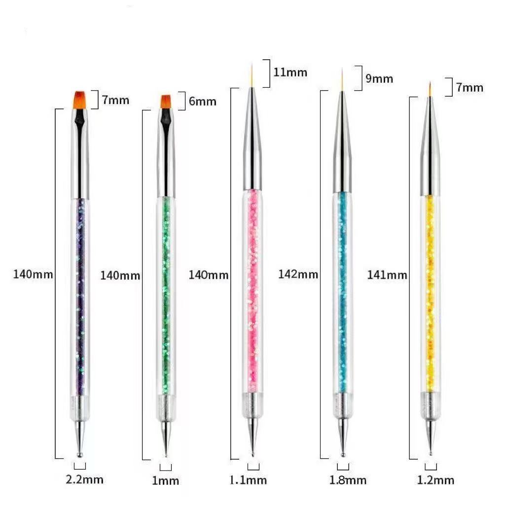 Nail Art Brushes Double head