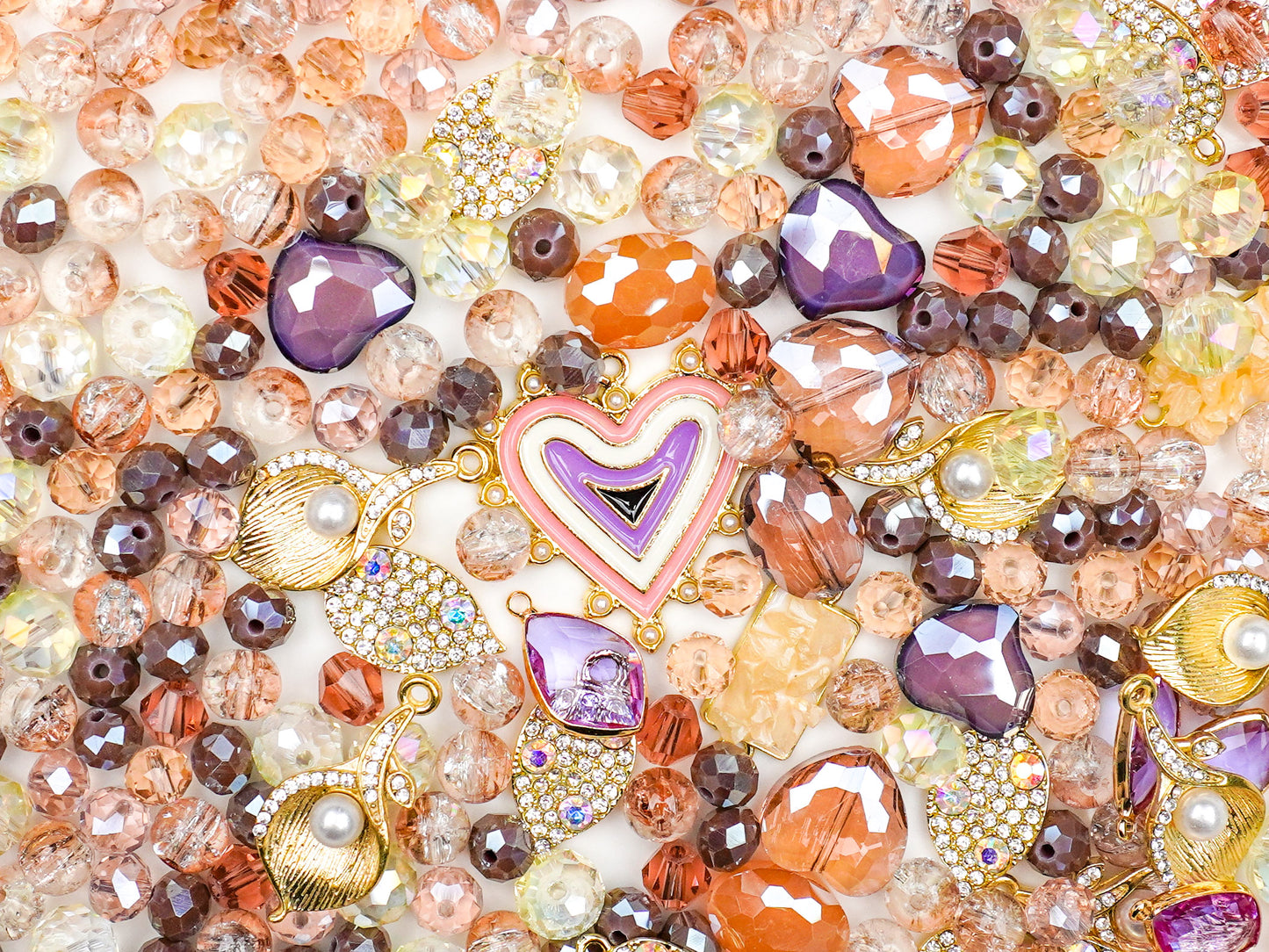 Giant Lux-Peach Heart