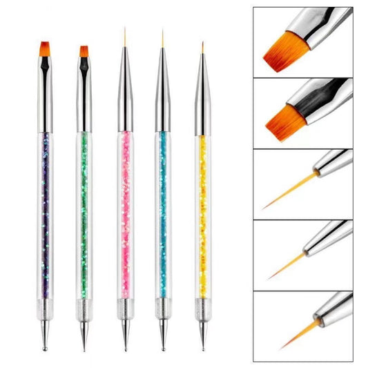 Nail Art Brushes Double head