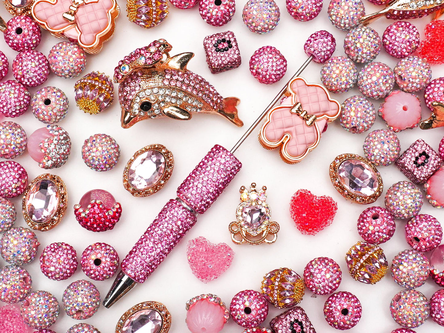 Secret Mix-Beaded Pen-Dreamhouse Bubblegum