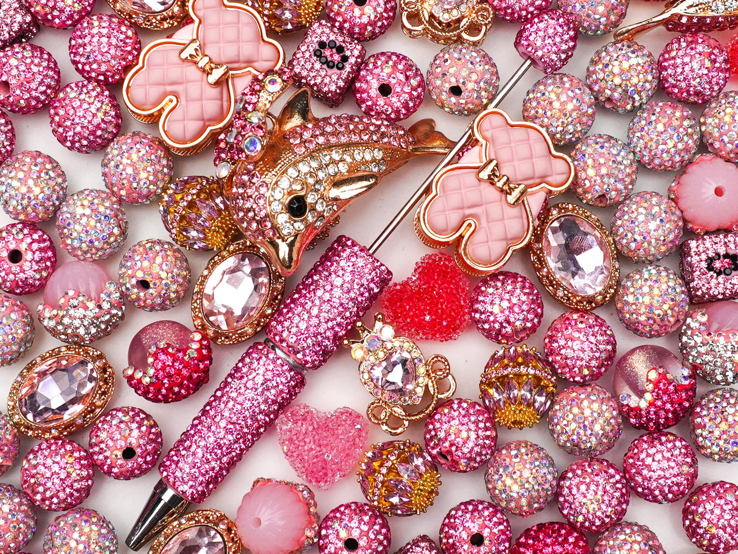 Secret Mix-Beaded Pen-Dreamhouse Bubblegum
