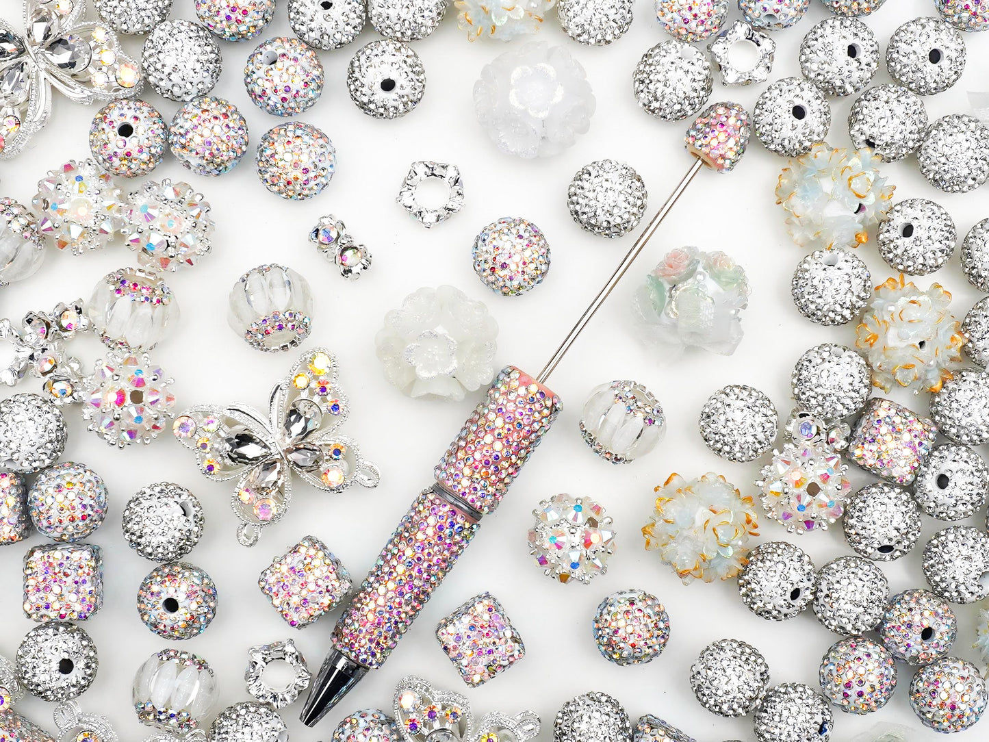 Beaded Pen-Glass Slipper