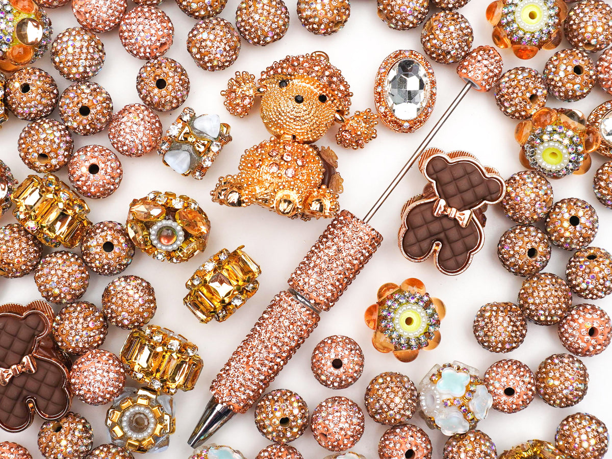 Beaded Pen-Latte Love
