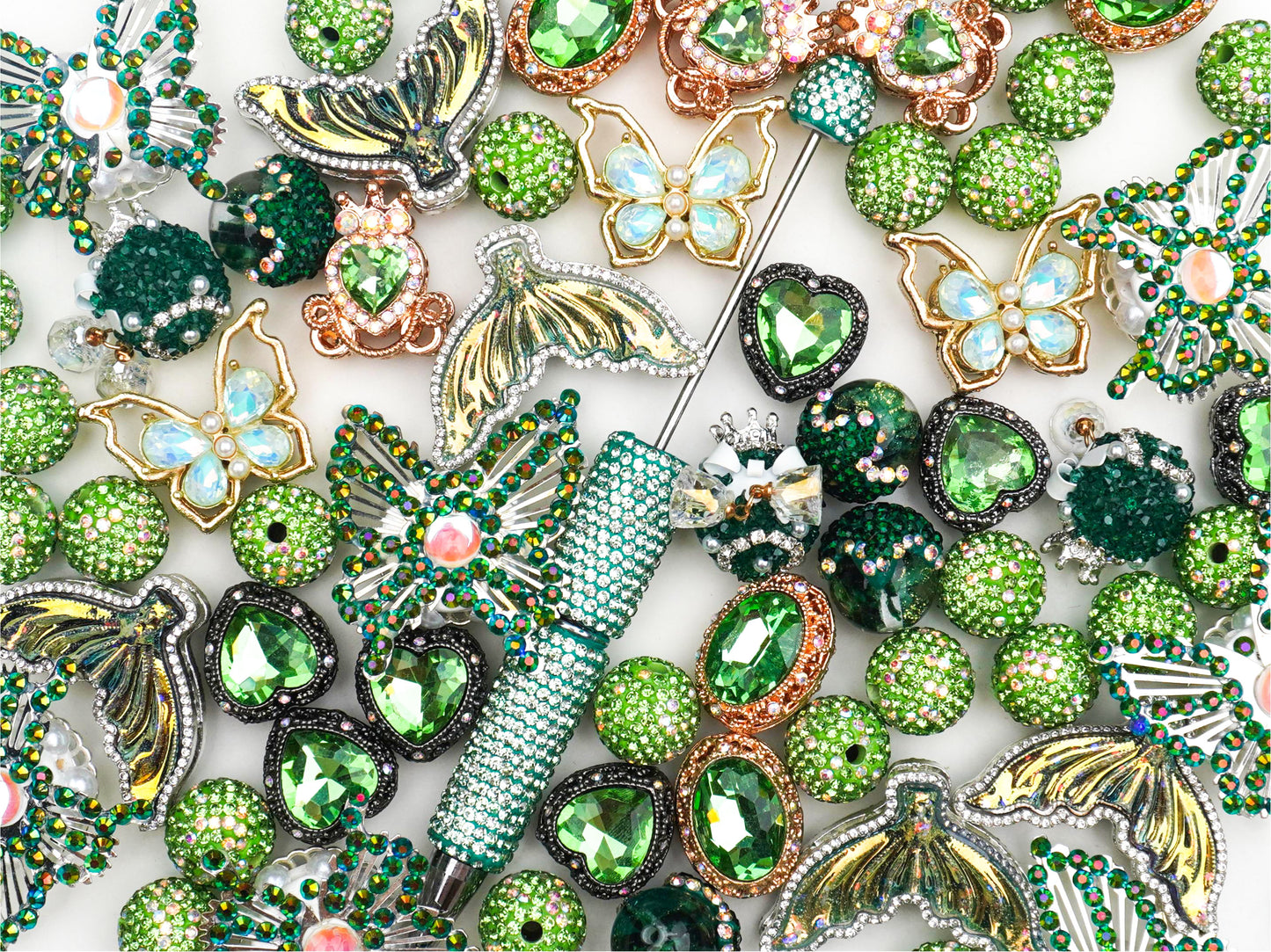 Secret Mix-Beaded Pen-Lush and Verdant