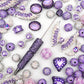 Beaded Pen-Olivia Purple