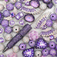 Beaded Pen-Olivia Purple