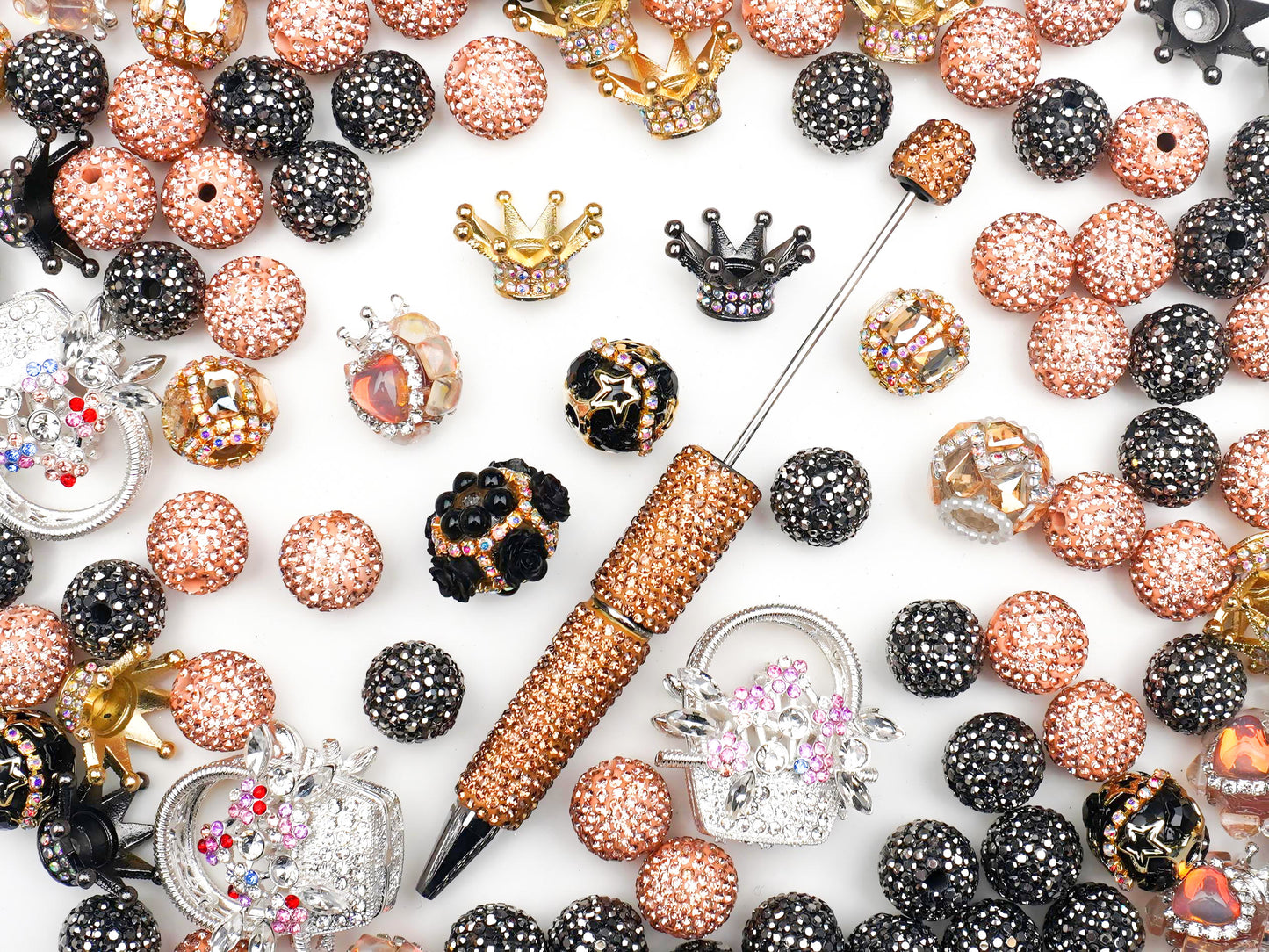 Beaded Pen-Royal Tea