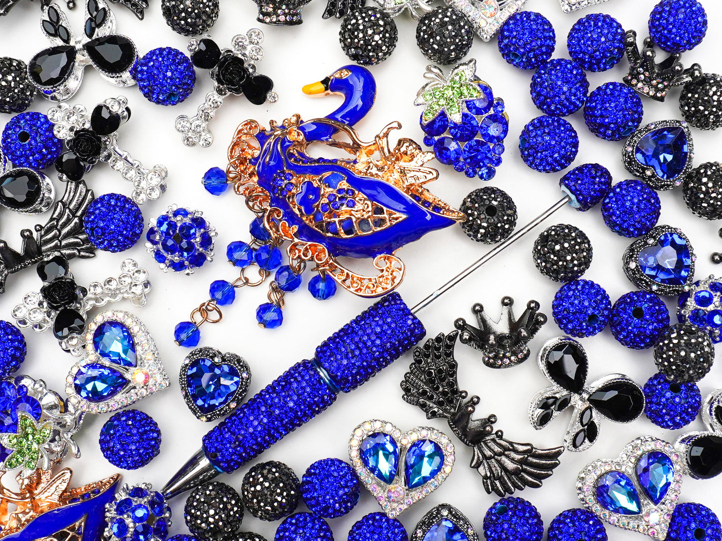 Secret Mix-Beaded Pen-Spellbound Swan