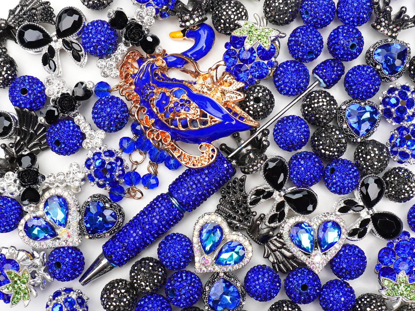 Secret Mix-Beaded Pen-Spellbound Swan