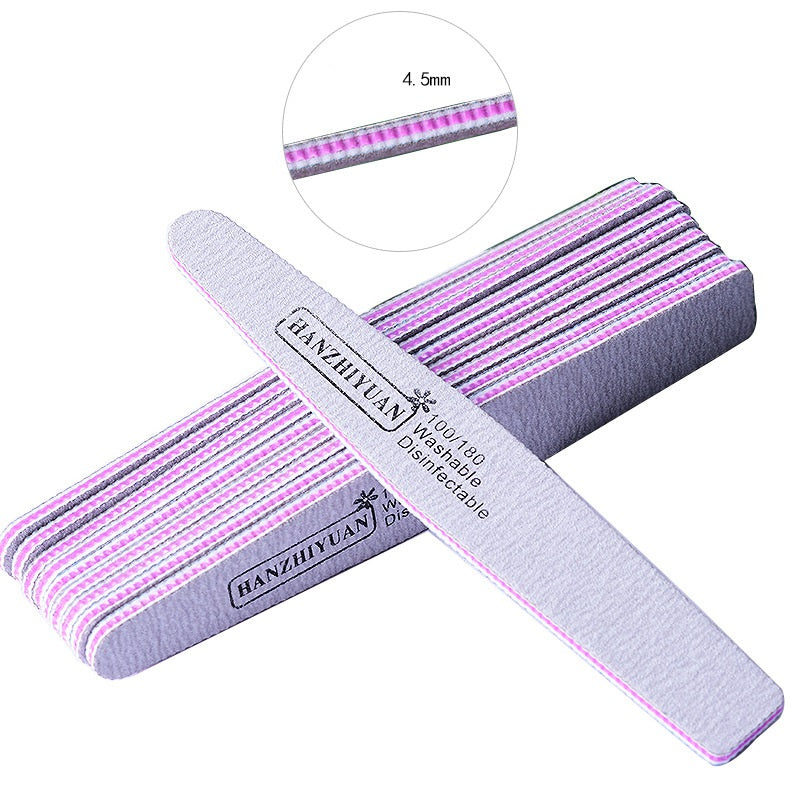 3pcs Rough Nail File 100/180 Grit Heavy Duty Nail Files for Acrylic/ Natural Nails