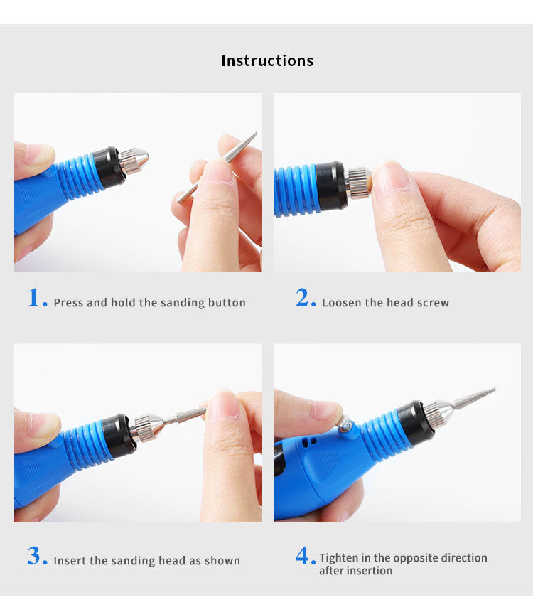 Electric USB Nail Drill Machine