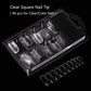 96 pcs Clear/Matt Full Nails Tips (Press on nails)