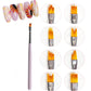8 Pcs Nail Brush Pen Premium , Gradient UV Gel Flower Drawing Pen