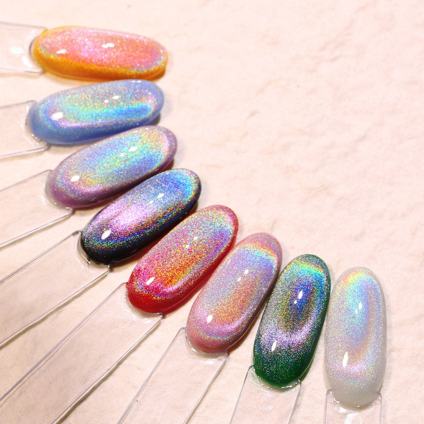 Rainbow Magnetic Cat Eye UV Gel+Magnet Stick