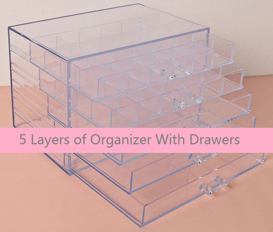 5 Layers of Organizer With Drawers
