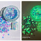Glow in the dark Luminous Nail Glitters/Powder